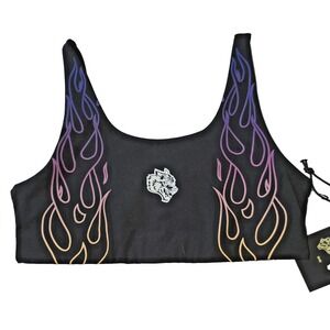 Darc Sport Active Blaze Soto Energy Bra Women's Small Black Stretch Athleticwear